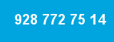 928 772 75 14 928 772 75 14
